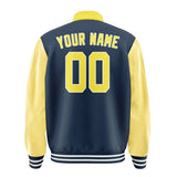 Custom Blue Light Yellow Jacket