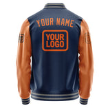 Custom Blue Orange Jacket JA101028100417282817