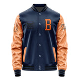 Custom Blue Orange Jacket JA101028101717282817