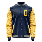 Custom Blue Gold Jacket JA101030100417303017