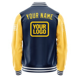 Custom Blue Gold Jacket JA101030101818303018