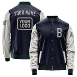 Custom Navy Gray Jacket