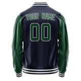 Custom Navy Green Jacket JA1111051118B31805