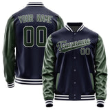 Custom Navy Dark Green Jacket