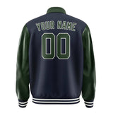 Custom Navy Dark Green Jacket