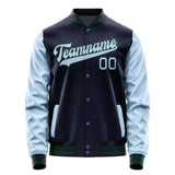 Custom Navy Light Blue Jacket JA1111081105B30508