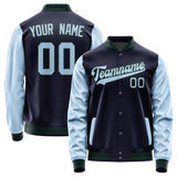 Custom Navy Light Blue Jacket JA1111081105B30508