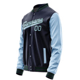 Custom Navy Light Blue Jacket JA1111081105B30508