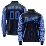 Custom Navy Sky Blue Jacket