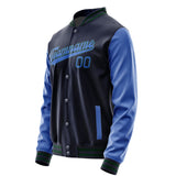 Custom Navy Sky Blue Jacket JA1111091105B30509