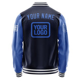 Custom Navy Sky Blue Jacket JA111109111818090918