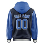 Custom Navy Sky Blue Jacket