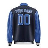 Custom Navy Sky Blue Jacket