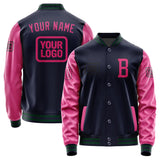 Custom Navy Pink Jacket