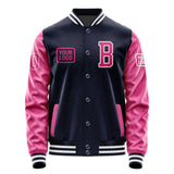 Custom Navy Pink Jacket JA111113111818131318