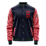 Custom Navy Red Jacket JA111114110517141417