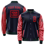 Custom Navy Red Jacket