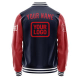 Custom Navy Red Jacket JA111114111818141418