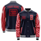 Custom Navy Red Jacket