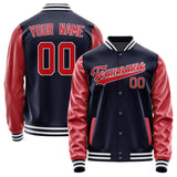 Custom Navy Red Jacket