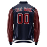 Custom Navy Crimson Red Jacket JA1111151118B31815