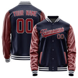 Custom Navy Crimson Red Jacket