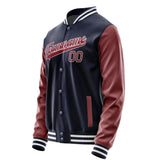 Custom Navy Crimson Red Jacket JA1111151118B31815