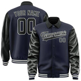 Custom Navy Black Jacket