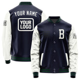 Custom Navy White Jacket