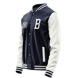 Custom Navy White Jacket JA111118111818181818