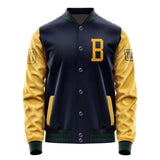 Custom Navy Yellow Jacket JA111119110517191917