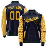 Custom Navy Yellow Jacket