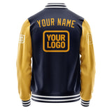 Custom Navy Yellow Jacket JA111119111818191918