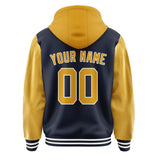 Custom Navy Yellow Jacket