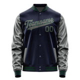 Custom Navy Dark Grey Jacket JA1111201105B30520