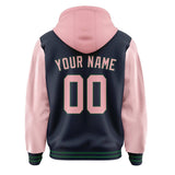 Custom Navy Light Pink Jacket