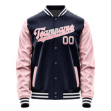 Custom Navy Light Pink Jacket JA1111211118B31821