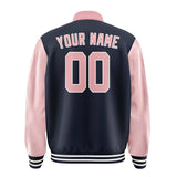Custom Navy Light Pink Jacket