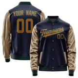 Custom Navy Khaki Jacket JA1111221105B30522