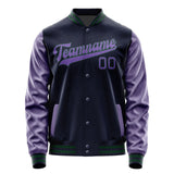 Custom Navy Light Purple Jacket JA1111231105B30523