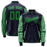 Custom Navy Emerald Green Jacket