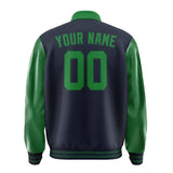 Custom Navy Emerald Green Jacket