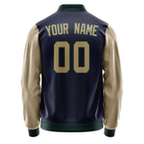 Custom Navy Light Khaki Jacket JA1111251105B30525