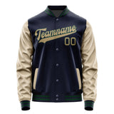 Custom Navy Light Khaki Jacket JA1111251105B30525