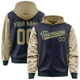 Custom Navy Light Khaki Jacket