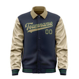 Custom Navy Light Khaki Jacket