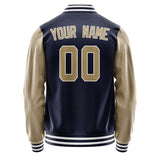 Custom Navy Light Khaki Jacket JA1111251118B31825