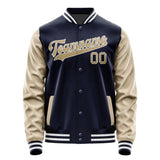 Custom Navy Light Khaki Jacket JA1111251118B31825