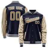 Custom Navy Light Khaki Jacket