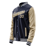 Custom Navy Light Khaki Jacket JA1111251118B31825